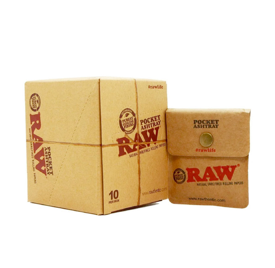 RAW POCKET ASHTRAY 10PK/BOX 58462