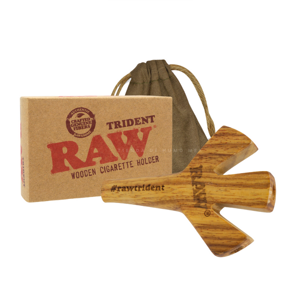 RAW TRIDENT WOODEN CIG HOLDER 57502