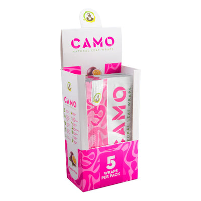 CAMO NATURAL LEAF WRAPS 5CT/PK 25PK/BOX PASSION FRUIT