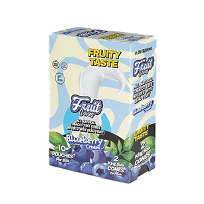 FRUIT CONES K/S 2/PK 10PK/BOX BLUEBERRY CREAM