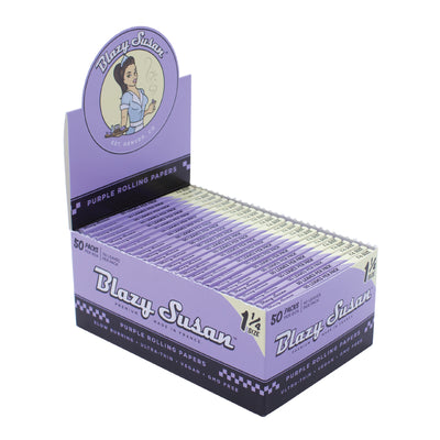 BLAZY SUSAN ROLLING PAPER 1 1/4 50PC/BOX PURPLE