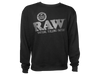 RAW CREWNECK SWEATSHIRT  BLACK RPRAWR22058-S