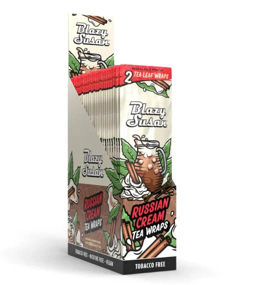 BLAZY SUSAN WRAPS TEA LEAF 2PK 25PK/BOX RUSSIAN CREAM