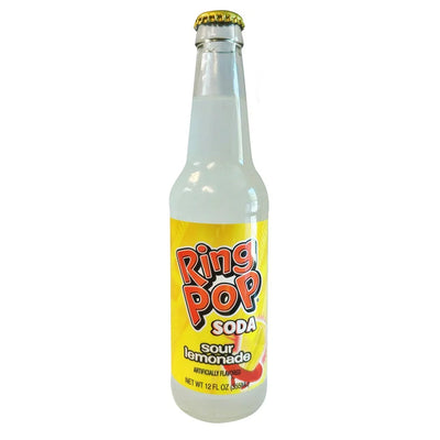 EXOTIC SODA RING POP 12oz. BOTTLE SOUR LEMONADE