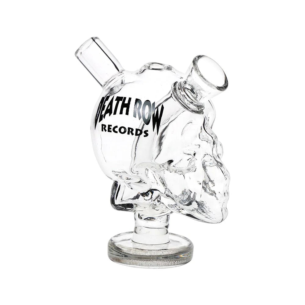 DEATH ROW RECORDS SKULL BLUNT BUBBLER CLEAR