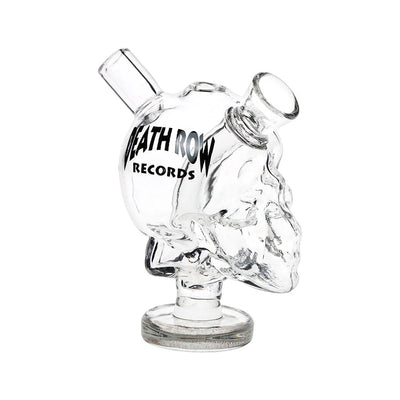 DEATH ROW RECORDS SKULL BLUNT BUBBLER CLEAR