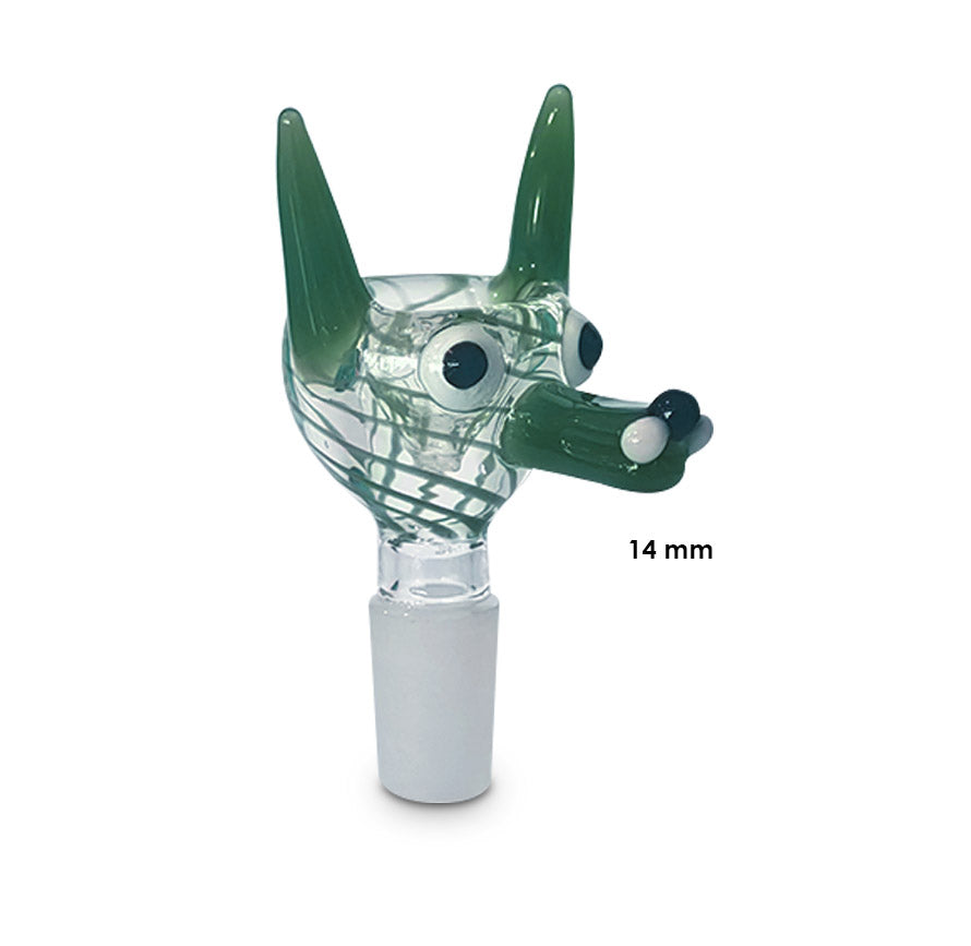 SENSE GLASS BOWL 14MM MALE COYOTE