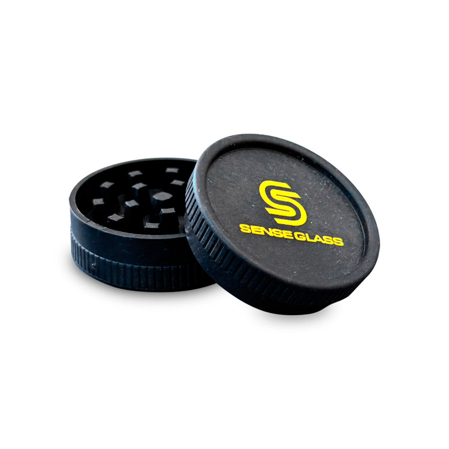 SENSE GLASS HEMP GRINDER BLACK