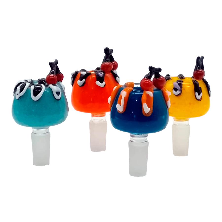 SENSE GLASS PREMIUM GLASS BOWL 14mm MALE (SGB-09) ASST COLOR
