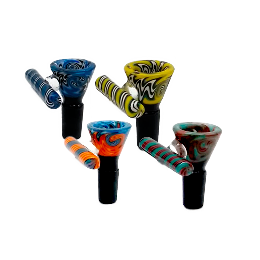 SENSE GLASS PREMIUM GLASS BOWL 14mm MALE  (SGB-20) ASST COLOR