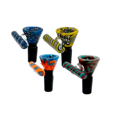 SENSE GLASS PREMIUM GLASS BOWL 14mm MALE  (SGB-20) ASST COLOR