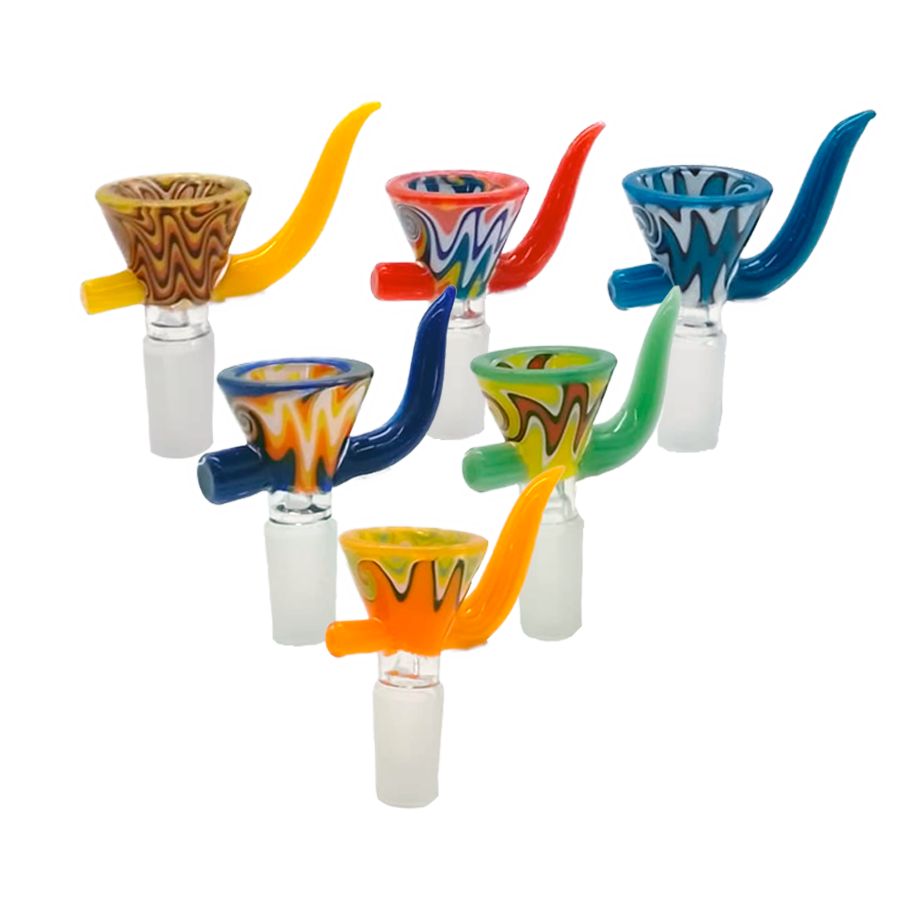 SENSE GLASS PREMIUM GLASS BOWL 14mm MALE (SGB-21) ASST COLOR