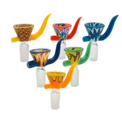 SENSE GLASS PREMIUM GLASS BOWL 14mm MALE (SGB-21) ASST COLOR
