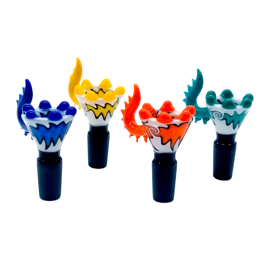 SENSE GLASS PREMIUM GLASS BOWL 14mm MALE (SGB-22) ASST COLOR