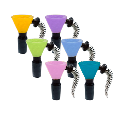 SENSE GLASS PREMIUM GLASS BOWL 14mm MALE (SGB-23) ASST COLOR
