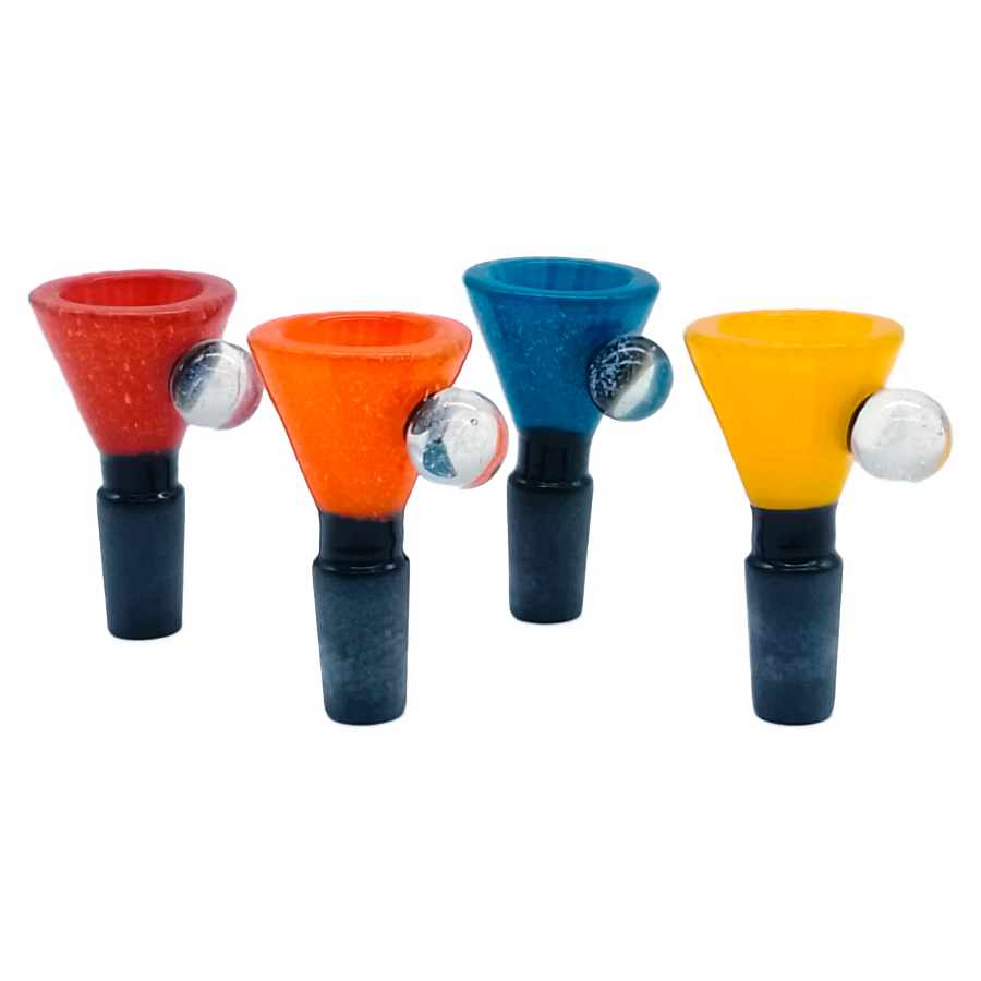 SENSE GLASS PREMIUM GLASS BOWL 14mm MALE (SGB-28) ASST COLOR