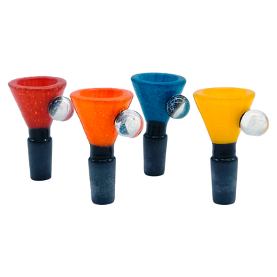 SENSE GLASS PREMIUM GLASS BOWL 14mm MALE (SGB-28) ASST COLOR