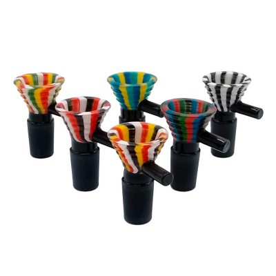 SENSE GLASS PREMIUM GLASS BOWL 18mm MALE (SGB-24) ASST COLOR