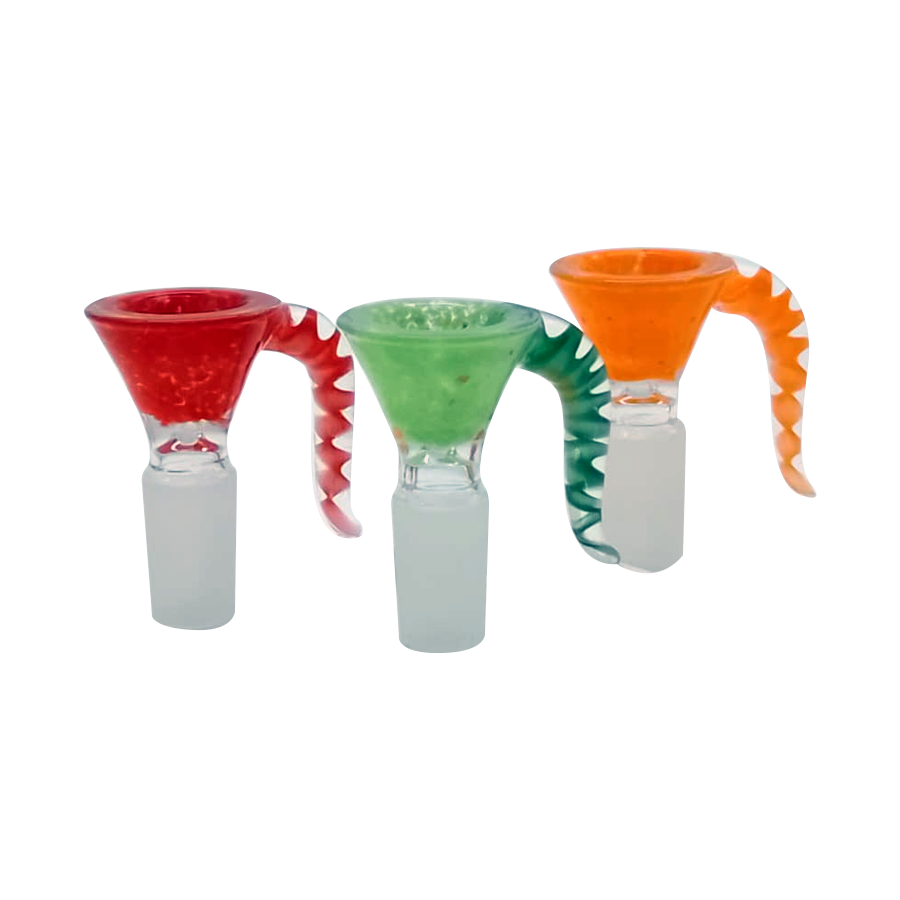 SENSE GLASS PREMIUM GLASS BOWL 18mm MALE (SGB-33) ASST COLOR