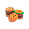 SILICONE WAX CONTAINER 6/PK BURGER YHSSC1