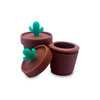 SILICONE WAX CONTAINER 8/PK CACTUS YHSSC