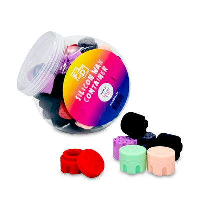 SILICON WAX CONTAINER BULLET 5ML 72ct/JAR SL136BULLET