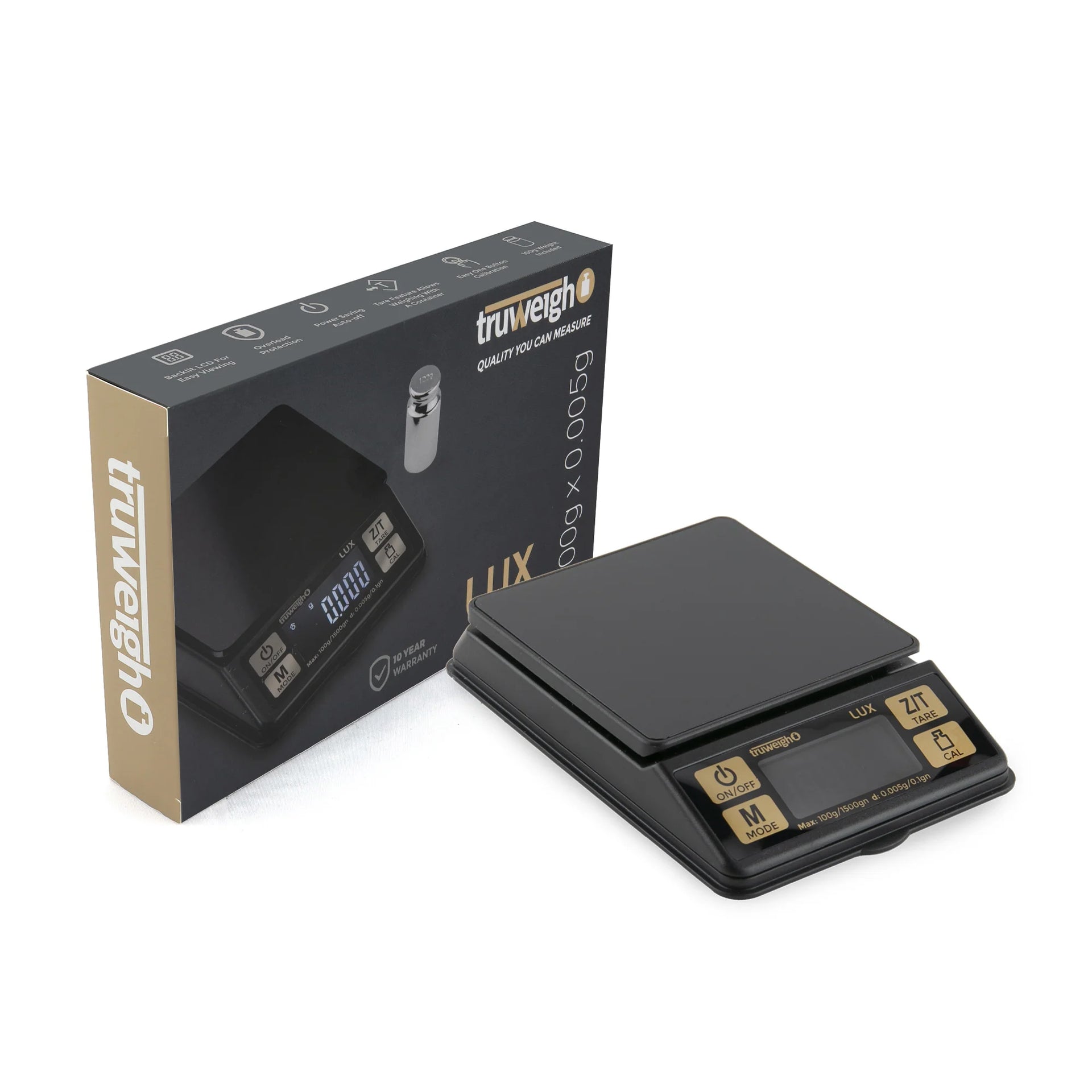 TRUWEIGH LUX MINI SCALE 100gX0.005g BLACK