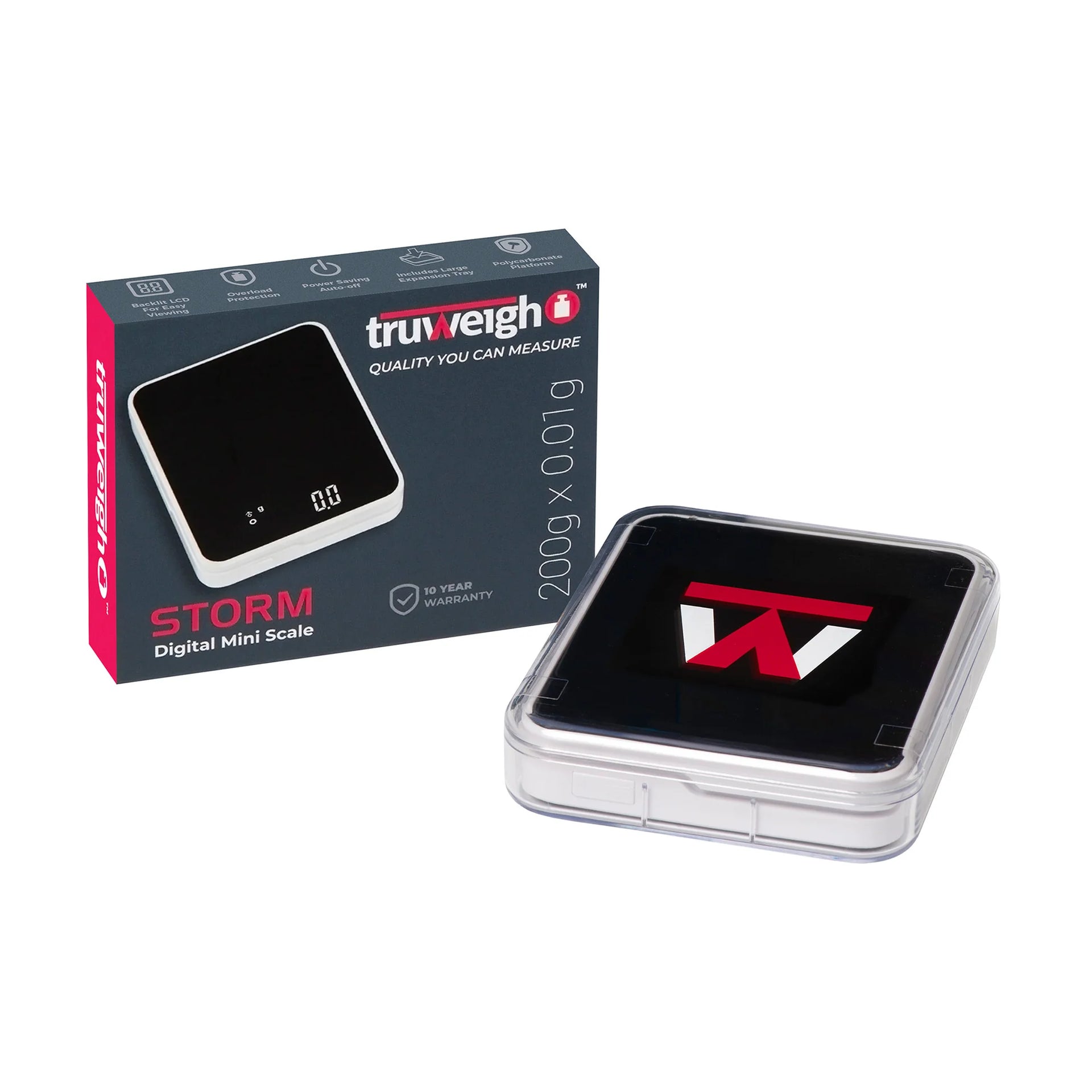 TRUWEIGH STORM MINI SCALE 200gX0.01g WHITE