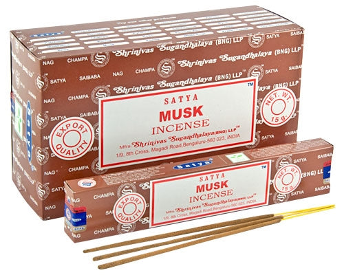 SATYA NAG CHAMPA INCENSE 15g X 12box MUSK