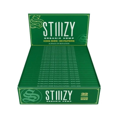 STIIIZY KING SIZE PREMIUM ROLLING PAPERS 33 PK/24 PK ORGANIC HEMP