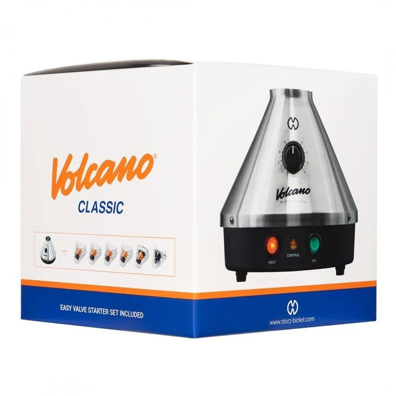 STORZ &  BICKEL VOLCANO CLASSIC VAPORIZER W/EASY VALVE SILVER