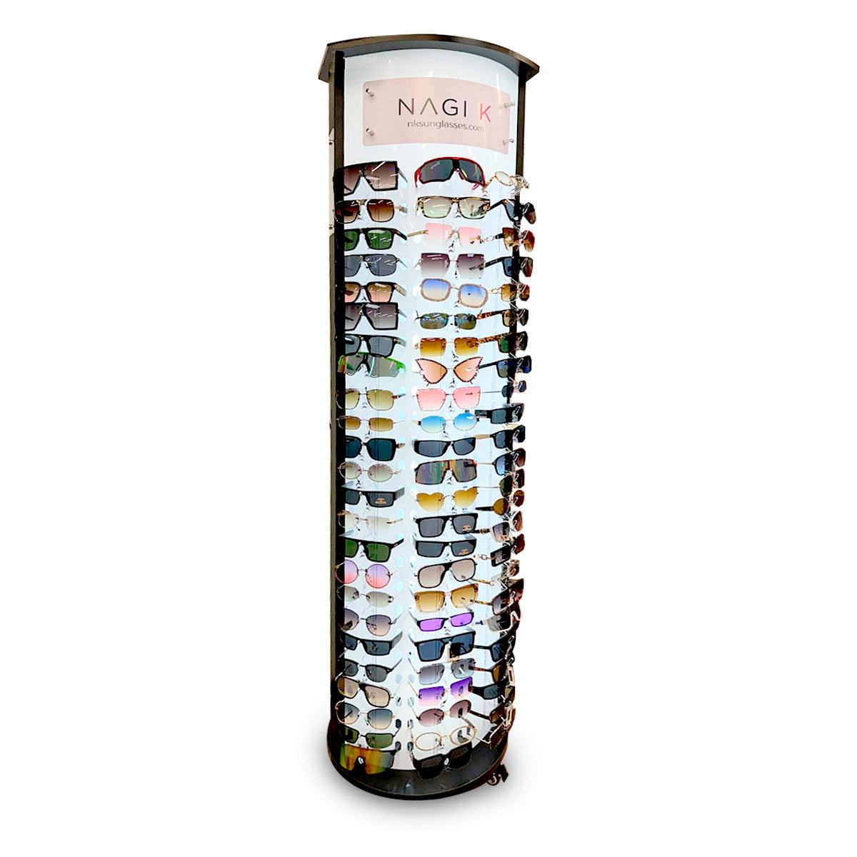 SUNGLASSES DISPLAY W/LED LIGHT 72CT ASSORTED