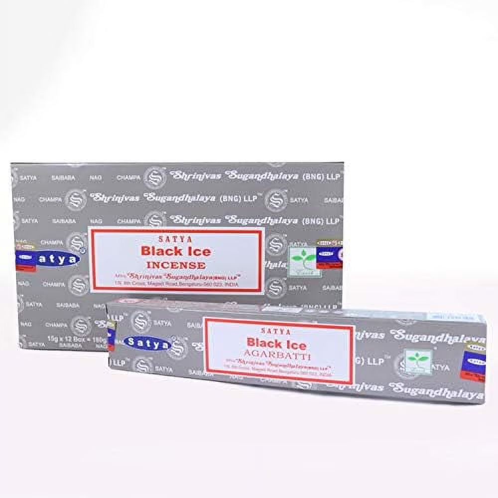 SATYA  INCENSE 15g X 12box BLACK ICE