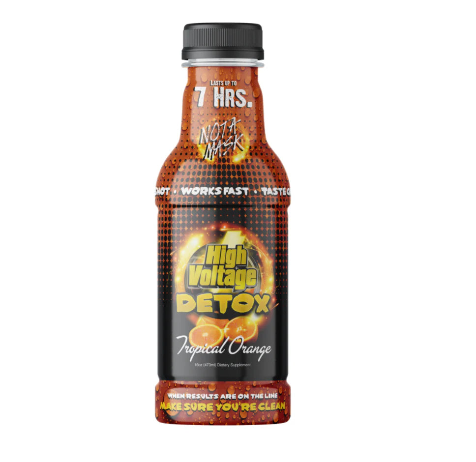 HIGH VOLTAGE DETOX  TROPICAL ORANGE 16oz