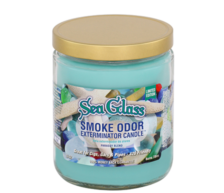 SMOKE ODOR CANDLE 13oz SEA GLASS