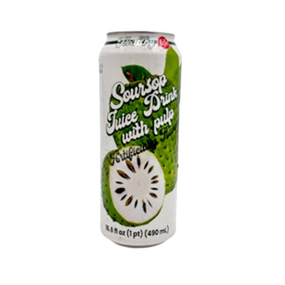 EXOTIC DRINK & HEALTHY LIFE 16oz CAN SOURSOP JUICE DRINK+PULP