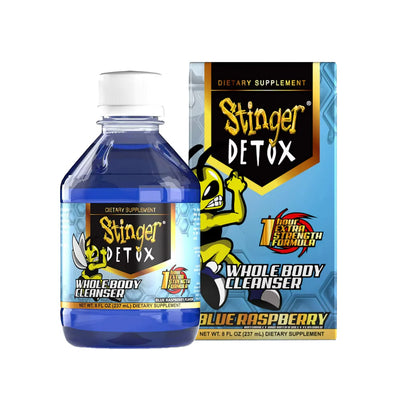 STINGER  DETOX  8oz 1HR FORMILA BLUE RASPBERRY