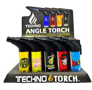 TECHNO TORCH GUN ASSTORTED PRINT 15/CTDISPLAY (NO.99139 BWR1)