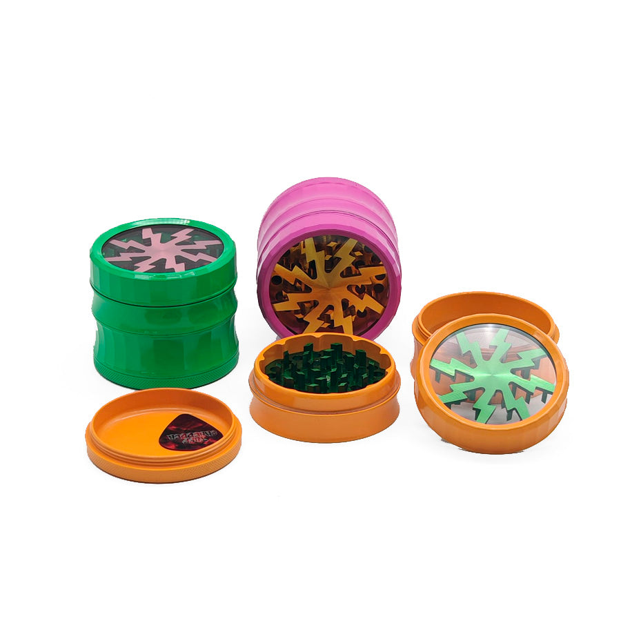 TUFF SHREDDER GRINDER 63mm 4pt TS10012 ASST COLORS