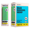 TWISTED HEMP WRAPS 4/PK 15PK/BOX BLUE BANANA