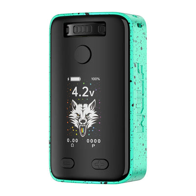 YOCAN WULF UNI 3.0 510 BATTERY TEAL BLACK SPLATTER