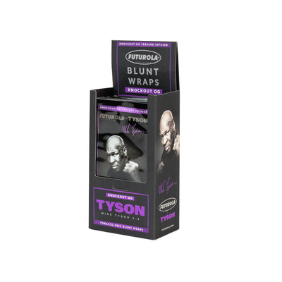 FUTUROLA TYSON RANCH TERPENE INFUSED BLUNT WRAPS 25CT KNOCKOUT OG