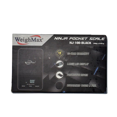 WEIGHMAX NINJA POCKET SCALE NJ-100 100G X 0.01G BLACK