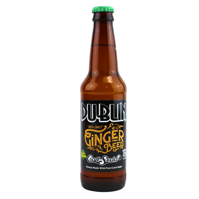 EXOTIC SODA DUBLIN 12oz. CRAFT SODA GINGER BEER SODA