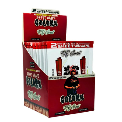 COLORS ORGANIC SHEET WRAPS 2pk 25ct/BOX OG SWEET