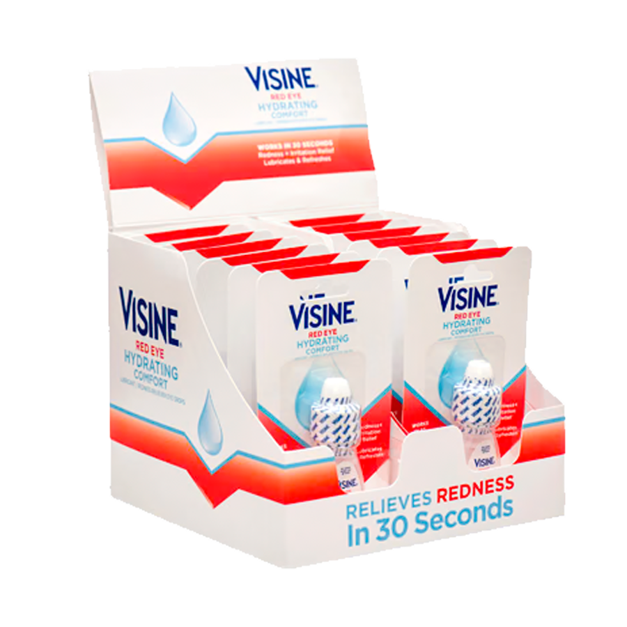 VISINE RED EYE RELIEF 8ML BOTTLE 12/PK