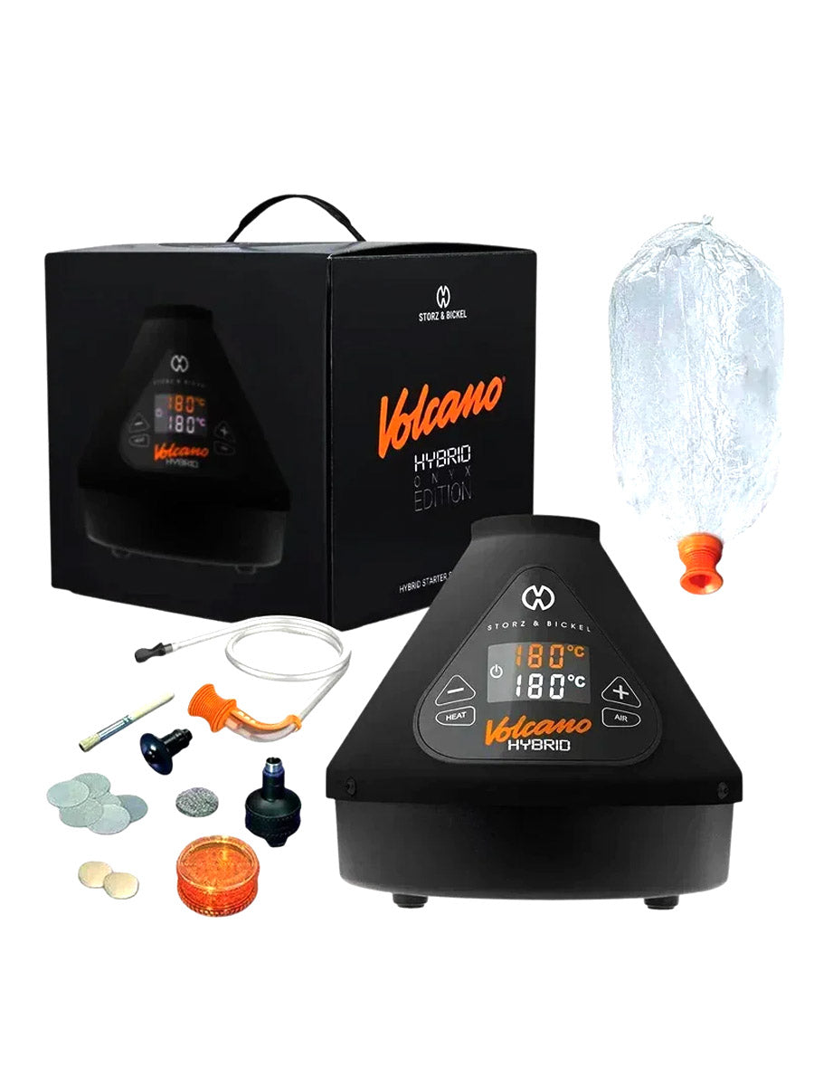 STORZ & BICKEL VOLCANO HYBRID VAPORIZER W/ STARTER SET ONYX