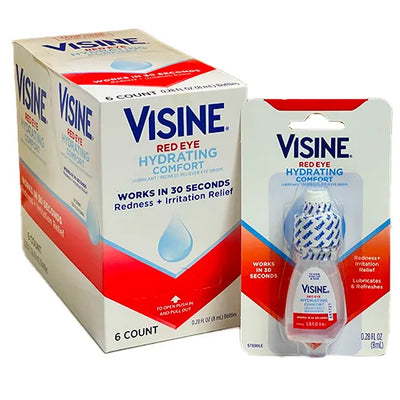 VISINE RED EYE RELIEF 8ML BOTTLE 6/PK