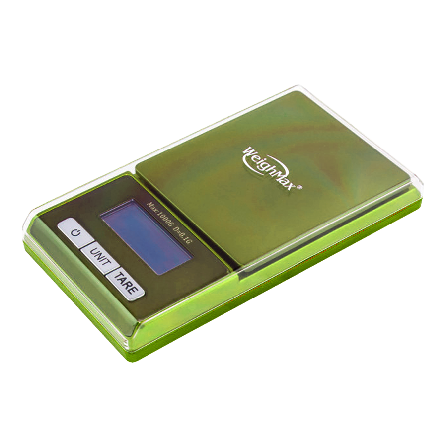 WEIGHMAX THE BLING SCALE BLG-1000 1000G X 0.1G GREEN