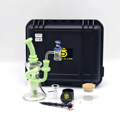 WPSC2868 SENSE GLASS RECYCLER WATERPIPE 8